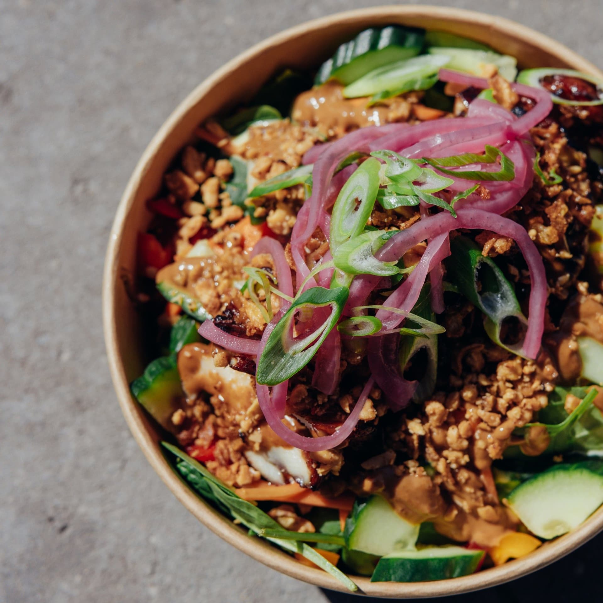 Colourful fresh meal by The Good Food Company